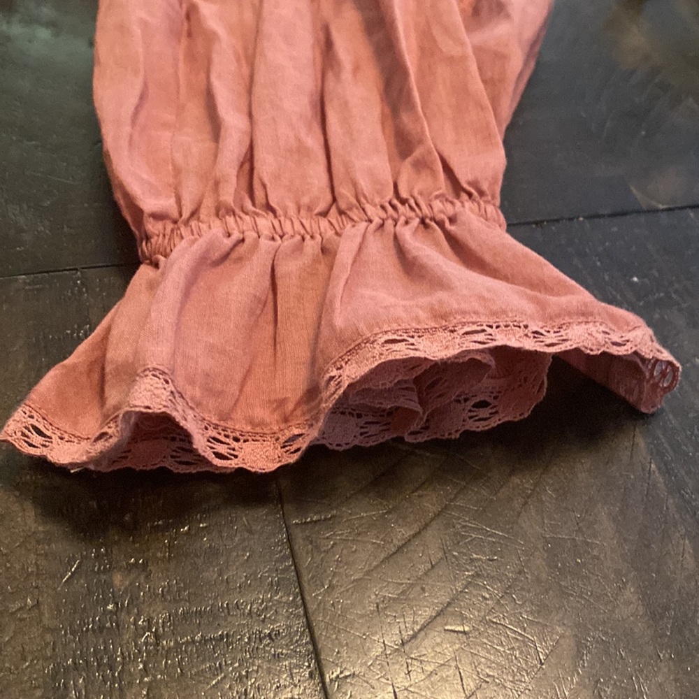 ❌SOLD❌ Reformation Dunes (Praline) Smocked Mini Dress Sz 12 - Picture 12 of 14